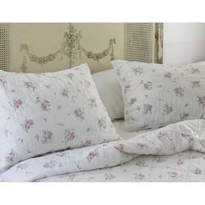 The Farmhouse Rachel Ashwell Floral Cotton Cottagecore Top Sheet Full Queen‎